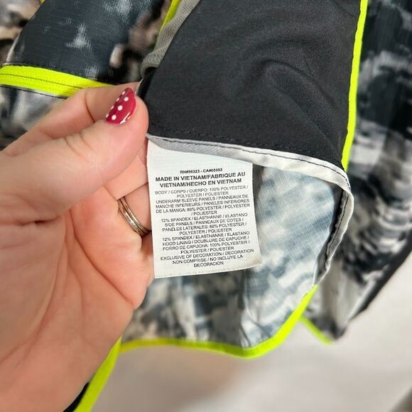 Nike Trail Kiger Full Zip Hooded Running Jacket Womens Medium Reflective Black - Picture 9 of 9